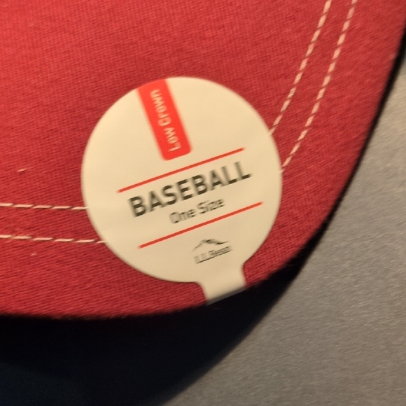 L.L. Bean Red Baseball Cap - Picture 3 of 3